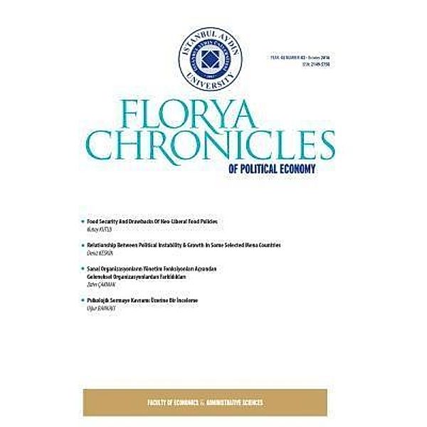 Florya Chronicles of Political Economy / Year 2 Number 2 - October Bd.2016