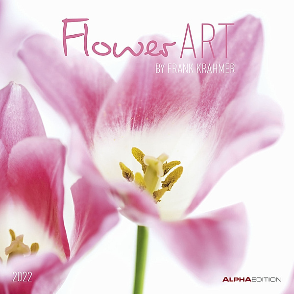 Flower Art 2022 - Broschürenkalender 30x30 cm (30x60 geöffnet) - Kalender mit Platz für Notizen - Bildkalender - Wandplaner - Blumenkalender