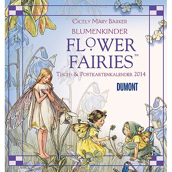 Flower Fairies, Blumenkinder, Tisch- und Postkartenkalender 2014, Cicely M. Barker