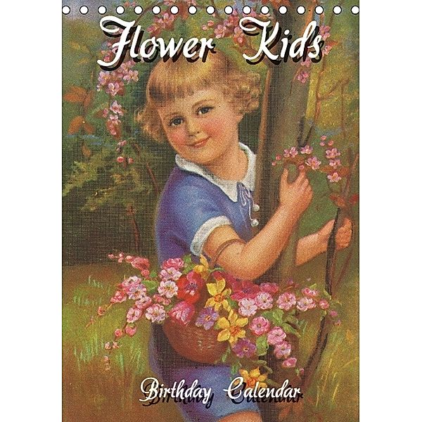 Flower Kids (UK-Version) (Table Calendar perpetual DIN A5 Portrait), Martina Berg