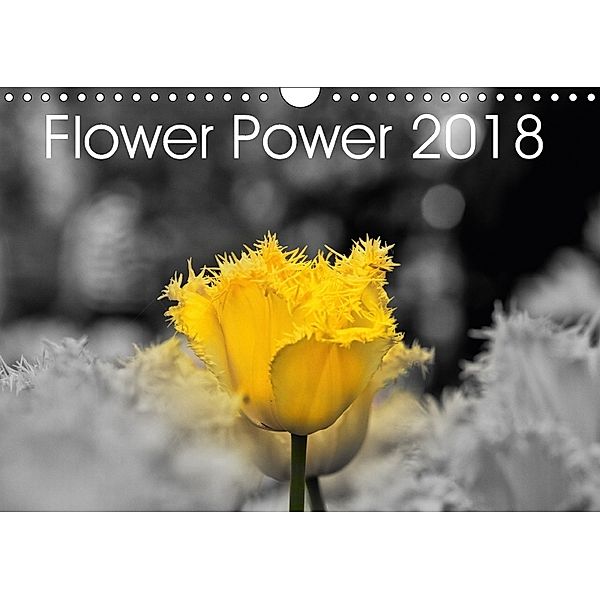 Flower Power 2018 (Wall Calendar 2018 DIN A4 Landscape), Steven A.J. Beltjes