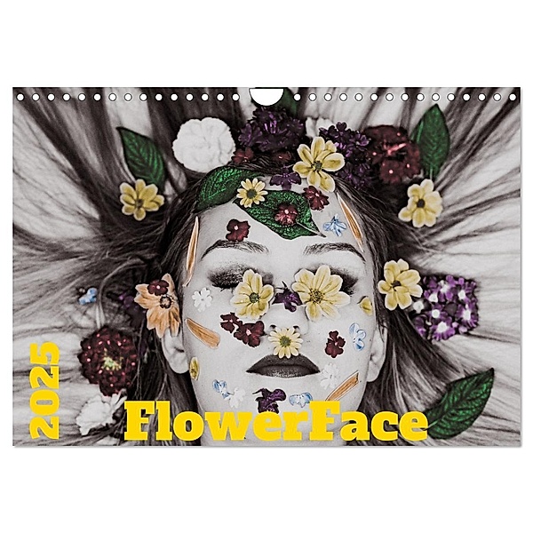 FlowerFace (Wandkalender 2025 DIN A4 quer), CALVENDO Monatskalender, Calvendo, Peter Eberl