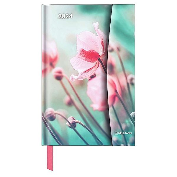 Flowers 2024 - Diary - Buchkalender - Taschenkalender - 10x15