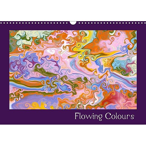 Flowing Colours (Wall Calendar 2021 DIN A3 Landscape), Danijela Hospes