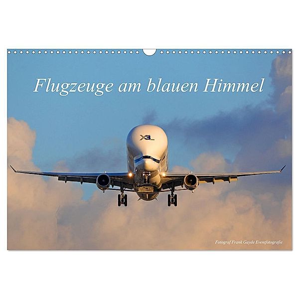 Flugzeuge am blauen Himmel (Wandkalender 2025 DIN A3 quer), CALVENDO Monatskalender, Calvendo, Frank Gayde