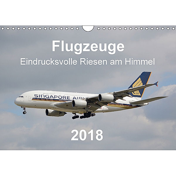 Flugzeuge - Eindrucksvolle Riesen am Himmel (Wandkalender 2018 DIN A4 quer), Matthias Merz