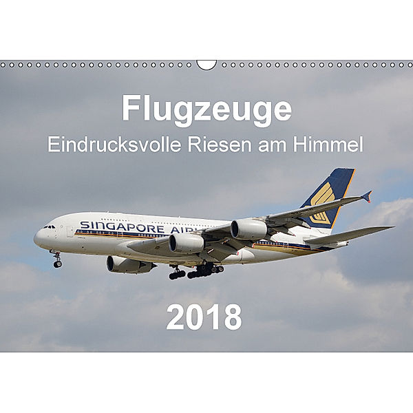Flugzeuge - Eindrucksvolle Riesen am Himmel (Wandkalender 2018 DIN A3 quer), Matthias Merz