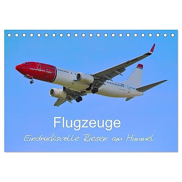 Flugzeuge - Eindrucksvolle Riesen am Himmel (Tischkalender 2024 DIN A5 quer), CALVENDO Monatskalender, Matthias Merz