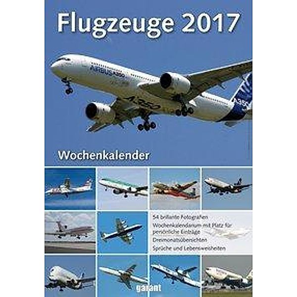 Flugzeuge, Wochenkalender 2017