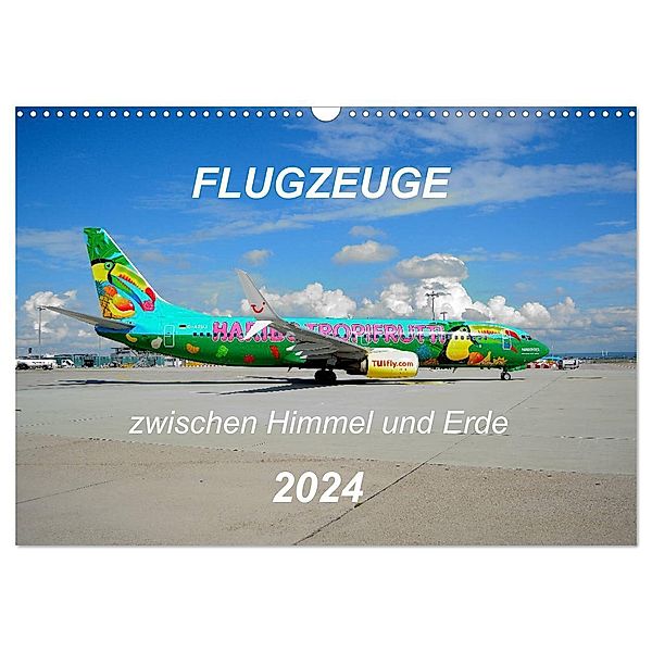 Flugzeuge zwischen Himmel und Erde (Wandkalender 2024 DIN A3 quer), CALVENDO Monatskalender, Matthias Merz