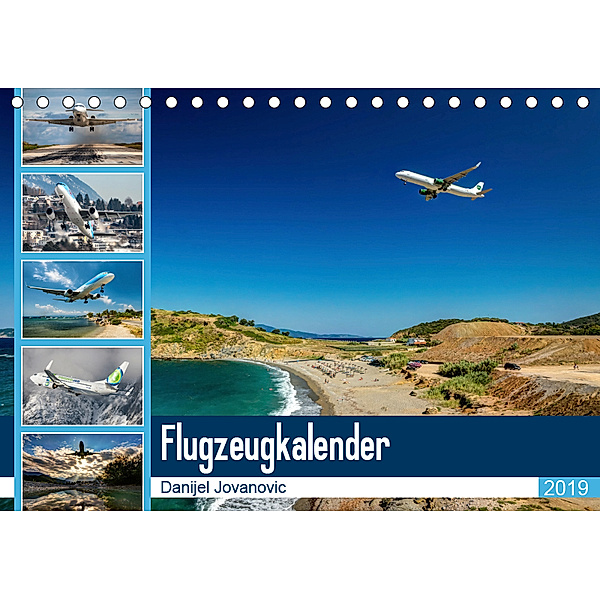 Flugzeugkalender 2019AT-Version (Tischkalender 2019 DIN A5 quer), Danijel Jovanovic