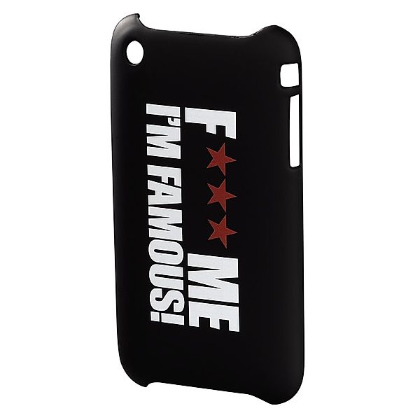 FMIF - F*** ME I`M FAMOUS Handy-Cover für Apple iPhone 3/3GS, Weiß