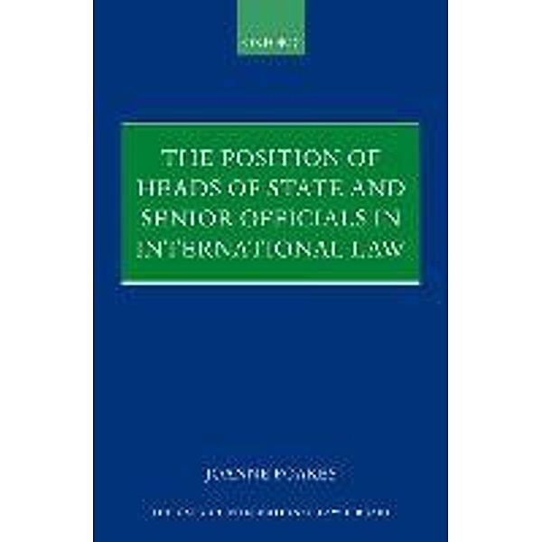 Foakes, J: Position of Heads of State and Senior Officials, Joanne Foakes