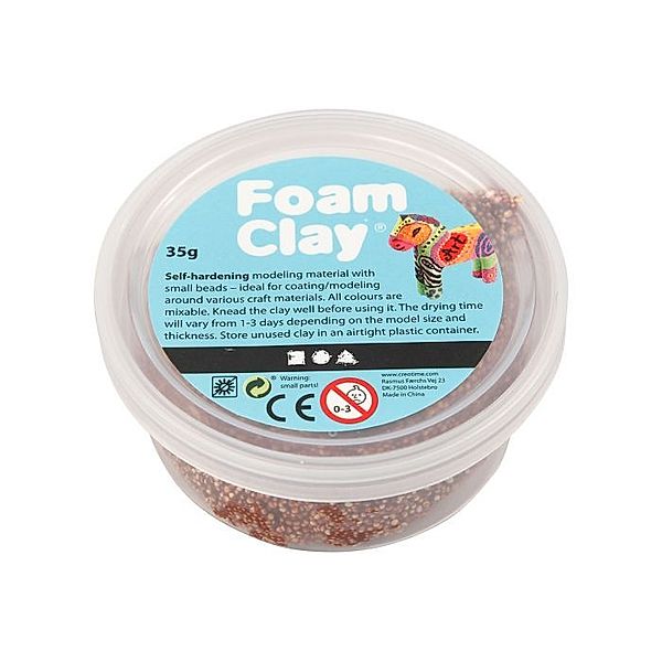 Foam Clay® Braun 35 Gramm