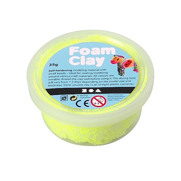 Foam Clay® Neongelb 35 Gramm