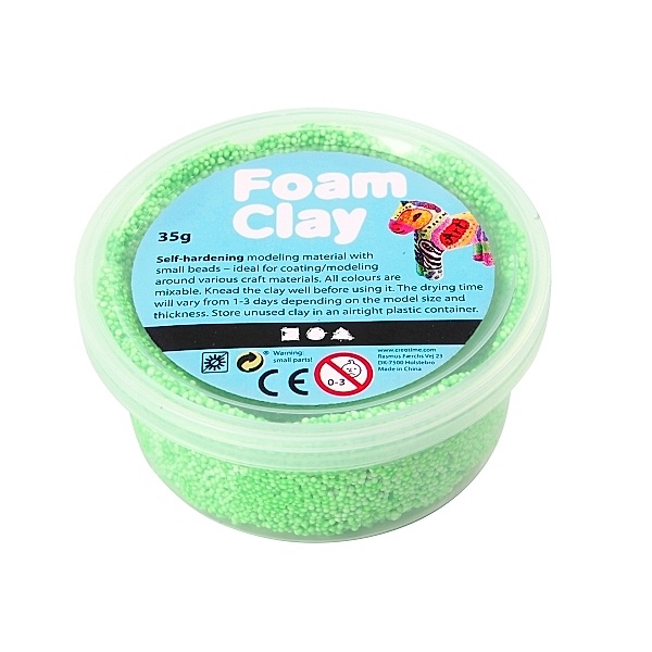 Foam Clay® Neongrün 35 Gramm