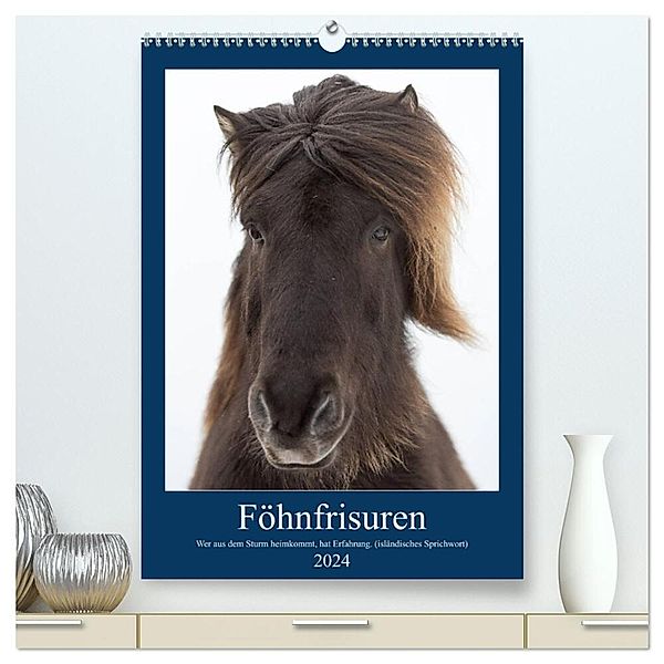Föhnfrisuren (hochwertiger Premium Wandkalender 2024 DIN A2 hoch), Kunstdruck in Hochglanz, Anne-Barbara Bernhard