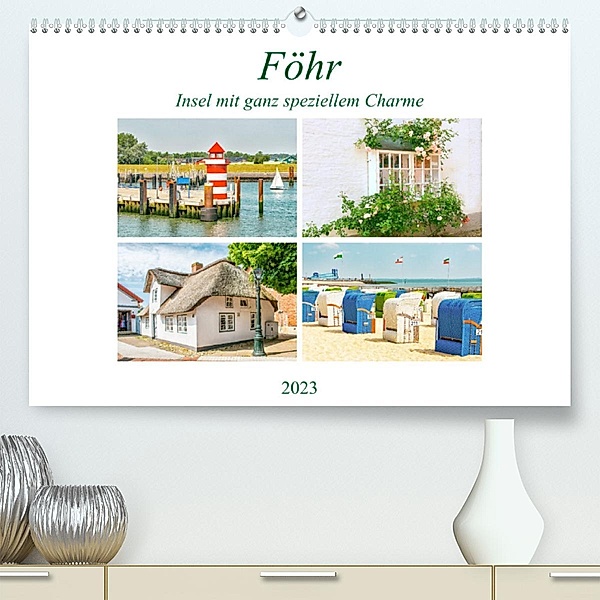 Föhr - Insel mit ganz speziellem Charme (Premium, hochwertiger DIN A2 Wandkalender 2023, Kunstdruck in Hochglanz), Nina Schwarze