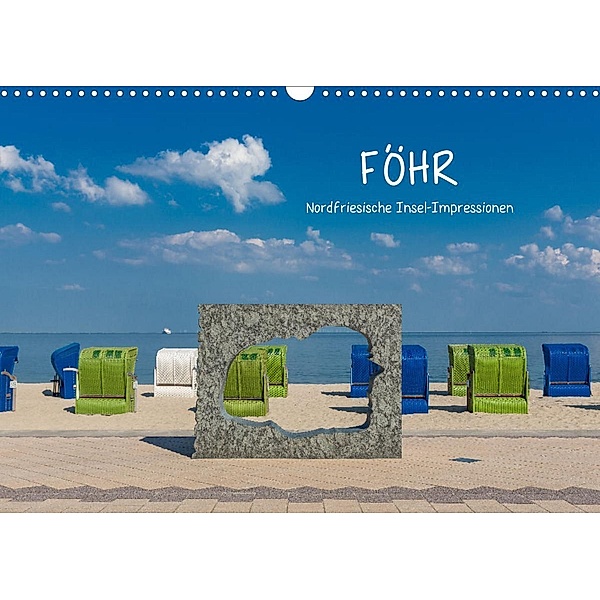 Föhr - Nordfriesische Insel Impressionen (Wandkalender 2023 DIN A3 quer), Sandra Simone Flach