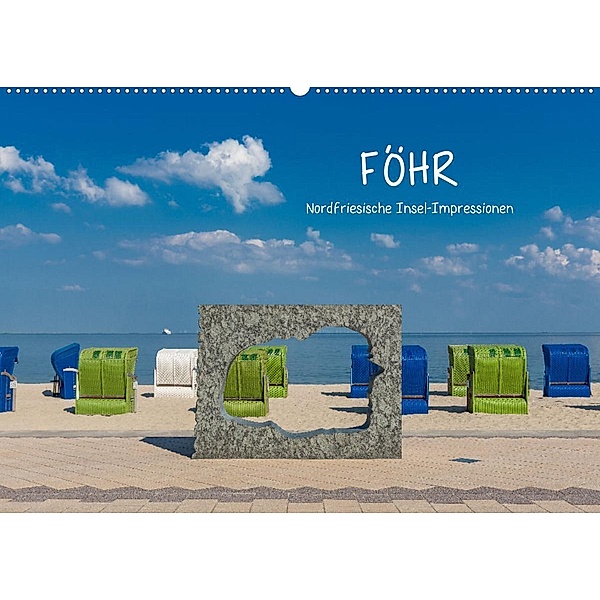 Föhr - Nordfriesische Insel Impressionen (Wandkalender 2023 DIN A2 quer), Sandra Simone Flach