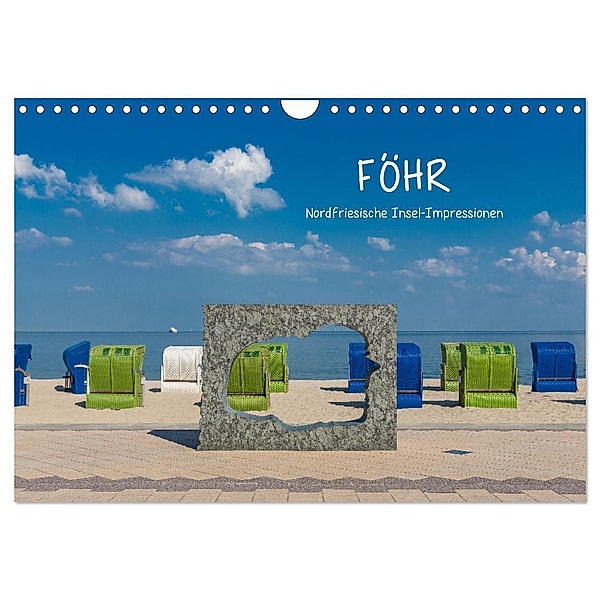 Föhr - Nordfriesische Insel Impressionen (Wandkalender 2025 DIN A4 quer), CALVENDO Monatskalender, Calvendo, Sandra Simone Flach