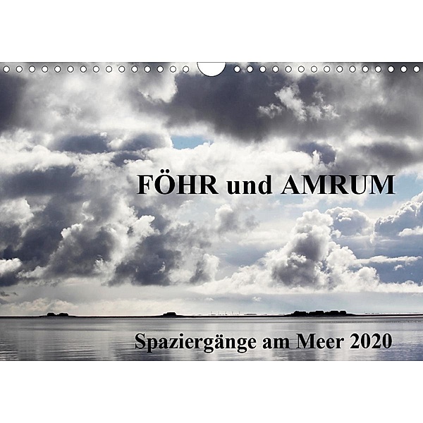 Föhr und Amrum - Spaziergänge am Meer (Wandkalender 2020 DIN A4 quer), Gerti Ginster-Hasse