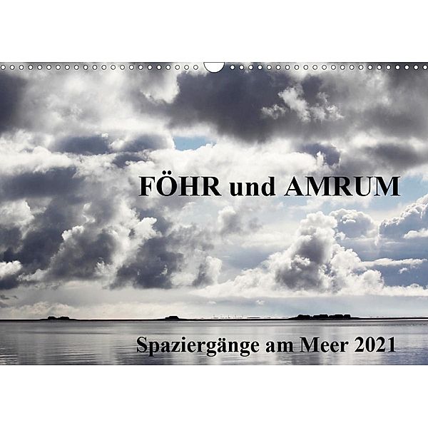 Föhr und Amrum - Spaziergänge am Meer (Wandkalender 2021 DIN A3 quer), Gerti Ginster-Hasse