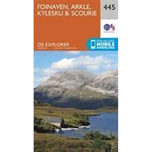 Foinaven, Arkle, Kylesku and Scourie, Ordnance Survey