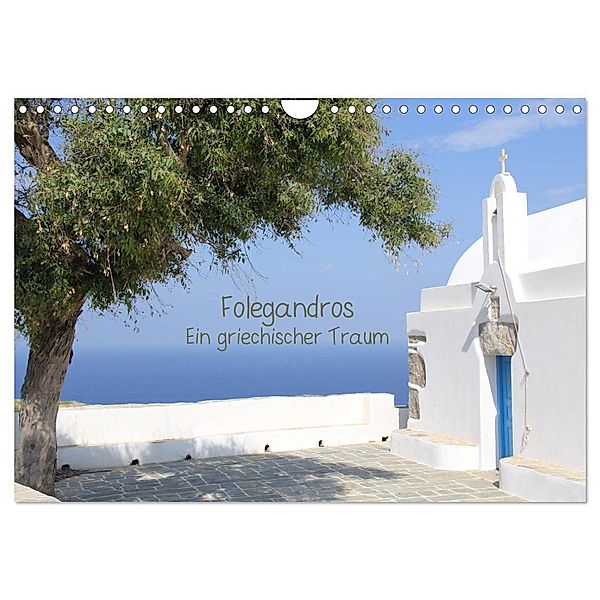 Folegandros Ein griechischer Traum (Wandkalender 2024 DIN A4 quer), CALVENDO Monatskalender, Inga Loh