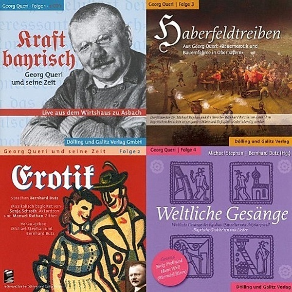 Folge 1-4 im Paket, 4 Audio-CDs, Georg Queri