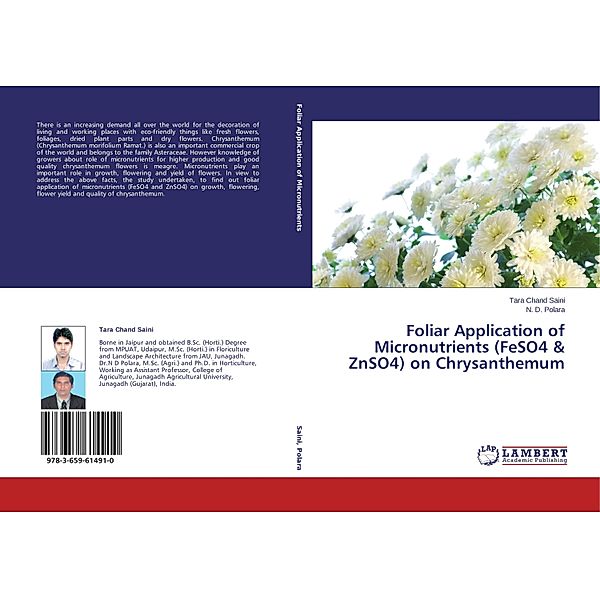 Foliar Application of Micronutrients (FeSO4 & ZnSO4) on Chrysanthemum, Tara Chand Saini, N. D. Polara