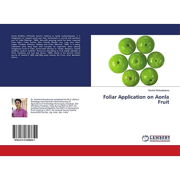 Foliar Application on Aonla Fruit, Govind Vishwakarma