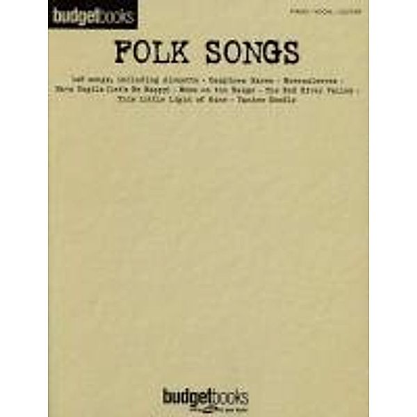 Folk Songs, Songbook