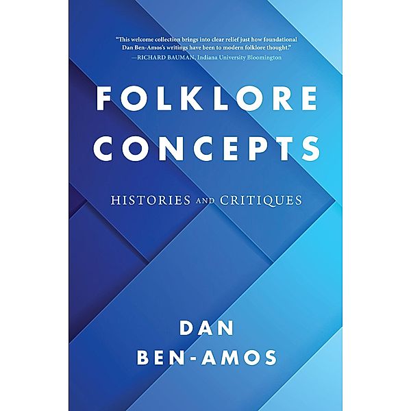 Folklore Concepts, Dan Ben-Amos