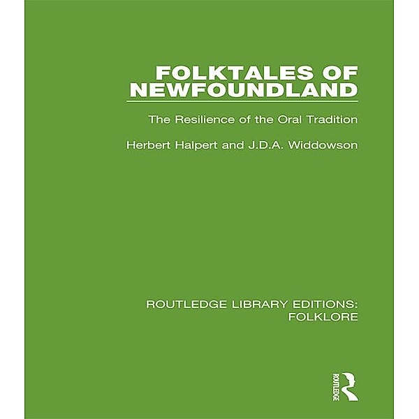 Folktales of Newfoundland Pbdirect, J. D. A. Widdowson, Herbert Halpert