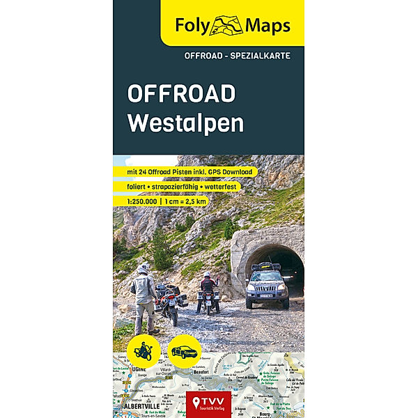 FolyMaps OFFROAD Westalpen 1:250 000