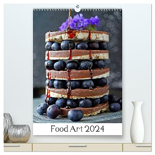 Food Art 2024 (hochwertiger Premium Wandkalender 2024 DIN A2 hoch), Kunstdruck in Hochglanz, Julia Wankmüller