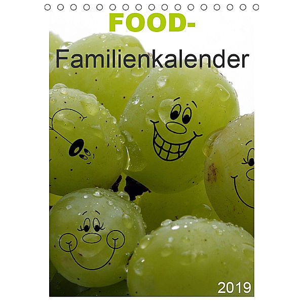 FOOD -Familienkalender (Tischkalender 2019 DIN A5 hoch), SchnelleWelten
