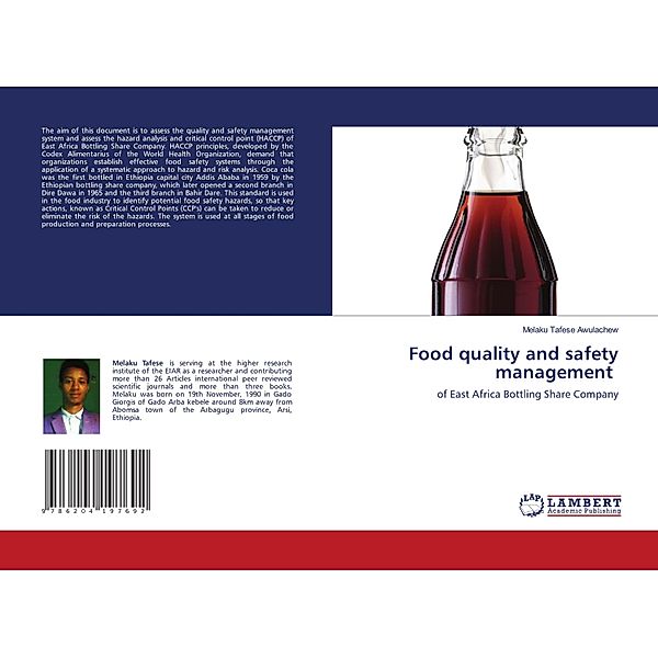 Food quality and safety management, Melaku Tafese Awulachew