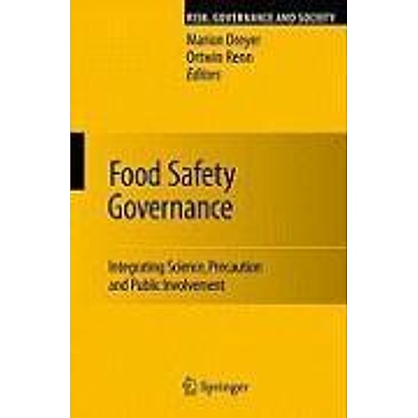 Food Safety Governance / Risk, Governance and Society Bd.15