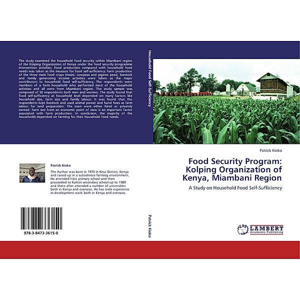 Food Security Program: Kolping Organization of Kenya, Miambani Region, Patrick Kioko