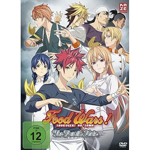 Food Wars! The Fourth Plate - 4. Staffel, DVD-Video Food Wars! The Fourth Plate - 4. Staffel - DVD 1 mit Sammelschuber (Limited Edition)