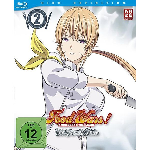 Food Wars! The Fourth Plate  4. Staffel  Vol. 2 High Definition Remastered, Food Wars! The Fourth Plate - 4. Staffel - Blu-ray 2