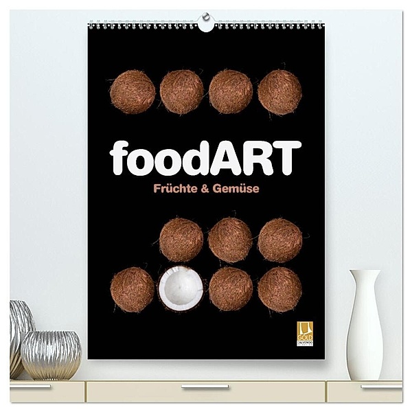 foodART - Früchte und Gemüse (hochwertiger Premium Wandkalender 2024 DIN A2 hoch), Kunstdruck in Hochglanz, Marion Krätschmer