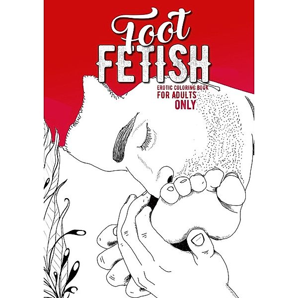 Foot Fetish Coloring Book for Adults, Musterstück Grafik