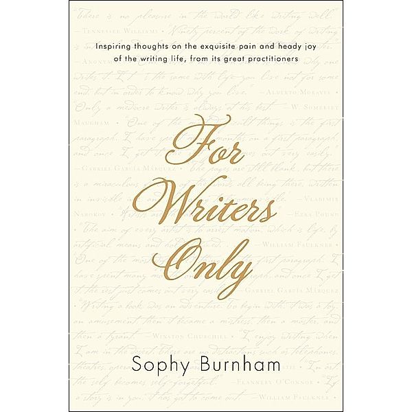 For Writers Only, Sophy Burnham