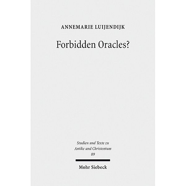 Forbidden Oracles?, AnneMarie Luijendijk