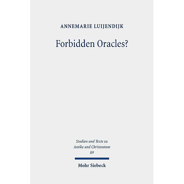 Forbidden Oracles?, AnneMarie Luijendijk