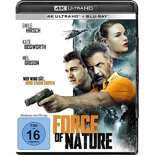 Force of Nature (4K Ultra HD), Mel Gibson, Emile Hirsch, Kate Bosworth