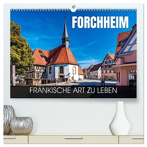 Forchheim - fränkische Art zu leben (hochwertiger Premium Wandkalender 2025 DIN A2 quer), Kunstdruck in Hochglanz, Calvendo, Val Thoermer